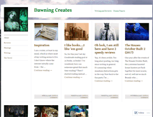 Tablet Screenshot of dawningcreates.com